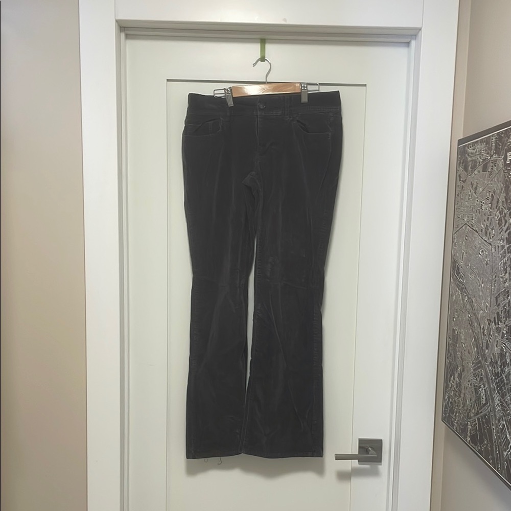 Banana Republic Black Boot Cut courdoroy Pants